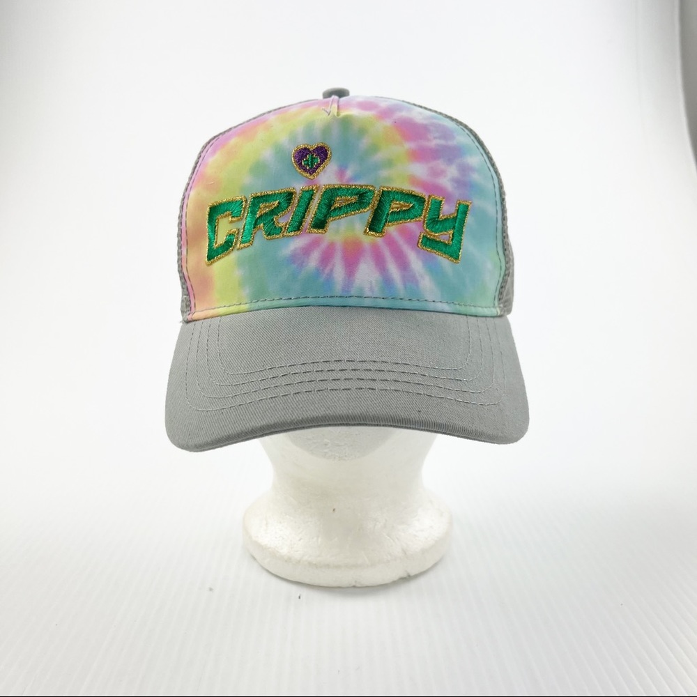 Colortone Crippy Tie Dye Mesh Snapback Trucker Cap Hat